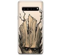 ERT GROUP Custodia per Samsung S10 5G Originale e Ufficiale Marvel Modello Gaurdians of The Galaxy 002 perfettamente adattato alla forma del telefono cellulare, parzialmente trasparente