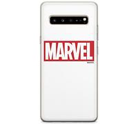 ERT GROUP Custodia per Samsung S10 5G Originale e Ufficiale Marvel Modello Marvel Logo 006 perfettamente adattato alla forma del telefono cellulare Custodia in TPU