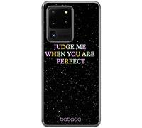 ERT GROUP Custodia per Samsung S20 Ultra Originale e ufficiale Babaco Modello Judge me 002 perfettamente adattato alla forma del telefono cellulare, custodia in TPU