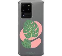 ERT GROUP Custodia per Samsung S20 Ultra Originale e ufficiale Babaco Modello Plants 011 perfettamente adattabile alla forma del telefono cellulare, parzialmente trasparente