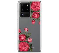 ERT GROUP Custodia per Samsung S20 Ultra, originale e ufficiale, motivo Babaco Flowers 007, si adatta perfettamente alla forma del telefono cellulare, parzialmente trasparente