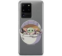 ERT GROUP Custodia per Samsung S20 Ultra Originale e Ufficiale Star Wars Modello Baby Yoda 026 si adatta perfettamente alla forma del telefono cellulare, parzialmente trasparente