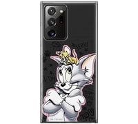 ERT GROUP Custodia per Samsung S20 Ultra Originale e ufficiale Tom and Jerry Pattern 004 perfettamente adattata alla forma del telefono cellulare, parzialmente trasparente