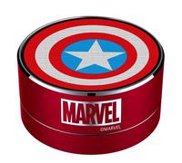 ERT GROUP Licenze Marvel Pattern Captain America 001 Altoparlante Bluetooth, Altoparlante Portatile 3W, Microfono e Radio FM Integrati, Slot per Scheda Micro SD, Batteria Ricaricabile
