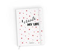 ERT GROUP Quaderno con licenza originale e ufficiale Babaco, modello Positive vibes 006 white, con carta a quadretti, A5