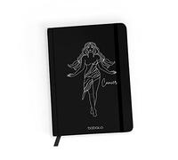 ERT GROUP Quaderno con licenza originale e ufficiale Babaco, modello Zodiac Woman 004 black, con carta a lineare, A5