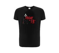 ERT GROUP T-Shirt, Friday The 13th 005 Black, M Men's