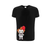 ERT GROUP T-Shirt, It 007 Black Double, M Men's