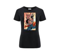 ERT GROUP T-Shirt, Wonder Woman 046 Black, XXS Women's