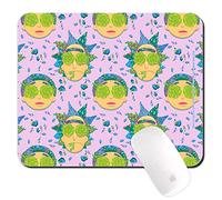 ERT GROUP Tappetino per mouse Rick and Morty originale e con licenza ufficiale per PC, motivo Rick and Morty 022 rosa, tappetino per mouse per computer, antiscivolo, 225 mm x 189 mm
