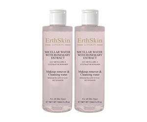 ErthSkin London 2x Acqua Micellare con Estratto di Rosmarino 150 ml
