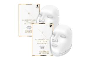ErthSkin London 2x Maschera all'acido ialuronico e al collagene 2x3 St