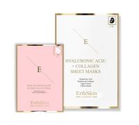ErthSkin London Maschera all'acido ialuronico e collagene + cuscinetti