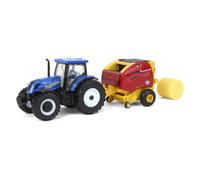 ERTL 1/64 Nuovo Holland T6.180 Roll-Belt 560 Rotondo Pressafieno 2024 Farm Show