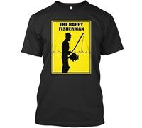 ERTr44yu The Happy Fisherman T-Shirt