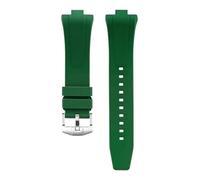 ERTYUYFG 9 mm compatibile con Citizen NJ0150 NJ0151 NJ0158 | Cinturino in caucciù al fluoro Bracciale da uomo con cinturino a sgancio rapido con estremità convessa speciale
