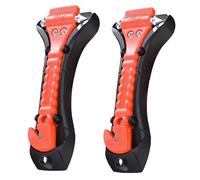 Eruceky 2 PCS Martello di Emergenza per Auto, 2 in 1 Martelletto Rompivetro, Martello di Fuga, Adatto per Essere Posizionato in Auto e Treni o Come Regalo agli Amici