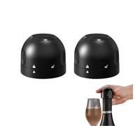 Eruceky 2 Pezzi Tappo per Bottiglie di Champagne, Chiusura per Bottiglie di Spumante, Pompa Vuoto per Vino, Con chiusura ermetica e blocco per la Conservazione E la Freschezza Del Vino Rosso