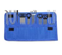 Eruceky 20 Pezzi Set per Smontaggio Autoradio Radio, Strumenti per Lo Smontaggio e Il Montaggio della Radio, Adatto per Riparare Le Radio sulla Maggior Parte dei Veicoli