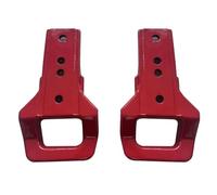 ERUEUBGRM 2 Pezzi Gancio di Traino A Leva Anteriore Gancio di Traino Rosso per per Raptor 2015-2025 Copertura Gancio Traino Auto