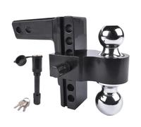 ERUEUBGRM Gancio di Traino Regolabile per Ricevitore da 2" 6" Drop/Rise in Alluminio Drop Hitch 12500 Libbre Copertura Gancio Traino Auto