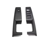 ERUEUBGRM Per Skoda Per Superb 2008-2013 Universale 2PCS Anteriore Posteriore Interno Porta Maniglia Bracciolo Telaio Interruttore Pannello Di Controllo Trim Maniglie per porte interne(Fronte nero)