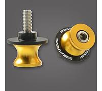 ERUKEI per Yamaha YZFR6 YZF R6 YZF-R6 2005-2016 2006 2007 2008 2009 Cursori per Forcellone Moto Bobine Stand Viti Colorate CNC Viti per Cavalletto Posteriore Bobine (Colore : Oro)
