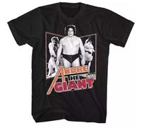 ERVBfddaz Andre The Giant - Andre 2 - Short Sleeve - Adult - T-Shirt Black L
