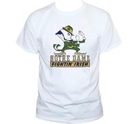 ERVBfddaz Funny Fighting Irish T Shirt American College Unisex Graphic Top S-3XL White M