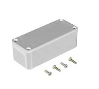 Ervic Scatola per progetti elettronici, in alluminio pressofuso, 1590A, stile Guitar Effects in alluminio, per chitarre e accessori