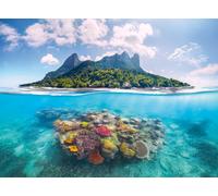 Ravensburger Puzzle 12001798 - Isola e Mondo corallino - Bellissimo Puzzle da 500 Pezzi per Adulti e Bambini dai 12 Anni in su