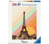 Ravensburger - Arcobaleno su Parigi 500 Pezzi | Puzzle per Adulti 500 Pezzi | Puzzle Adulti | Misure 49x36 | Idee Regalo | Regalo Originale