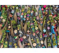 Erwachsenenpuzzle 500 Teile - Schwimmender Markt, Indonesien: Colorful Markets