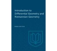 Erwin Kreyszig Introduction to Differential Geometry and Riemannian (Tascabile)