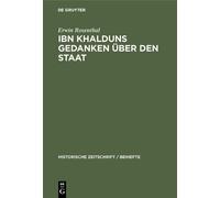 Erwin Rosenthal Ibn Khalduns Gedanken Über Den Staat (Copertina rigida)