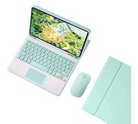 ERY Cover Tastiera Touch per Samsung Galaxy Tab A8 10.5" 2022 - Wireless Impermeabile Magnetica Staccabile con Trackpad Tastiera Italiana per Samsung Tab A8 SM-X200/X205/X207 con S Pen Stand,Verde