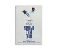 ERYAWIEH Poster artistico da parete con anatomia di una caduta, stampa artistica moderna su tela, poster artistico per soggiorno, 30 x 45 cm, senza cornice