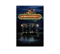 ERYAWIEH Poster da parete su tela, motivo: Five Nights at Freddy's Movie(2), arte moderna per soggiorno, 30 x 45 cm, senza cornice