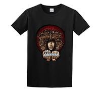 Erykah Badu New Amerykah Part One 4Th World War Unisex 100% Cotton Short-Sleeve T-Shirts Black M