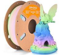 ERYONE 3D Drucker Matte Filamento PLA 1 kg 1 bobina, 1,75 mm +/-0,03 mm,Materia Arcobaleno Acquerello