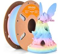 ERYONE 3D Drucker Matte Filamento PLA 1 kg 1 bobina, 1,75 mm +/-0,03 mm, Matter Rainbow Marcron