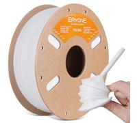 ERYONE 90A TPU Filament 1.75mm for 3D Printer +/-0.03mm, 1kg (2.2 LBS) / Spool, White