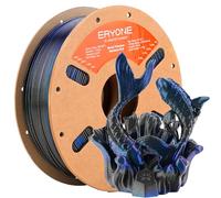 ERYONE Burnt Titanium Rainbow PLA Filament 3D Printer 1,75 mm +/-0,03 mm, 1 kg (2,2 LBS)/Spool, Interstellar (Blue & Flash Black)