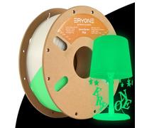 ERYONE Filament PLA Glow in The Dark 1.75 mm +/-0.03mm for 3D Printers and 3D Pens 1kg (2.2lbs)/ Spool, Glow Green