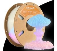 ERYONE Filament PLA Glow in The Dark 1.75 mm +/-0.03mm for 3D Printers and 3D Pens 1kg (2.2lbs)/ Spool, Glow Multicolor