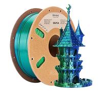 ERYONE Filamento PLA bicolore doppio 1,75 mm, filamento stampante 3D bobina da 1 kg +/- 0,02 mm, blu seta e verde
