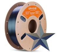 ERYONE Filamento PLA glitterato per stampante 3D, 1.75 mm +/-0.03 mm, 1 kg (2.2 libbre)/bobina, PLA titanio bruciato a tre colori, blu, oro e verde