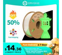 ERYONE Filamento PLA luminoso erione 1.75mm 1kg bagliore nel buio plastica PLA 1kg materiali di stampa 3D nave veloce all'ingrosso di alta qualità Glow green filament