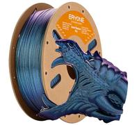 ERYONE Glitter PLA Filament for 3D Printer, 1.75mm +/-0.03mm, 1kg(2.2LBS)/Spool, Burnt Titanium Cyber Black