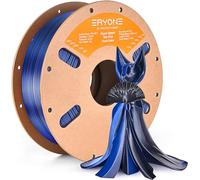 ERYONE High Speed Filament Silk Dual Color 1.75mm +/- 0.03mm, Rapid PLA Filament, 30-500mm/s Hyper Speed PLA Filament, 1kg (2.2LBS)/Spool, Midnight Blue & Black
